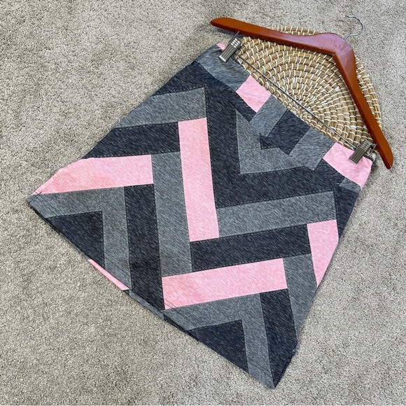 Golftini Pants - Golftini Women’s Abstrac Geometric Print Skort Skirt Pull On Golf Multicolor M